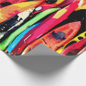 ラッピング紙転がカカラフルークスデザイン ラッピングペーパー (角)