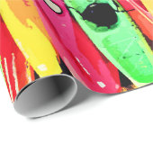 ラッピング紙転がカカラフルークスデザイン ラッピングペーパー (ロールコーナー)