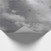 ラッピング紙逆ナイトスカイブラックムーン ラッピングペーパー (角)