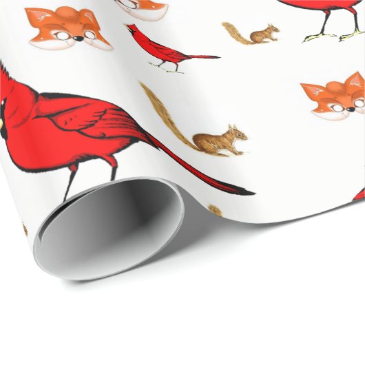 ラッピング紙鳥 ラッピングペーパー (ロールコーナー)