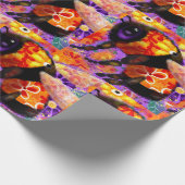 ラッピング紙-のまわりにフローラお洒落アート ラッピングペーパー (角)