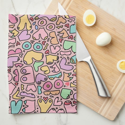 ラッピング紙 キッチンタオル (四つ折り)