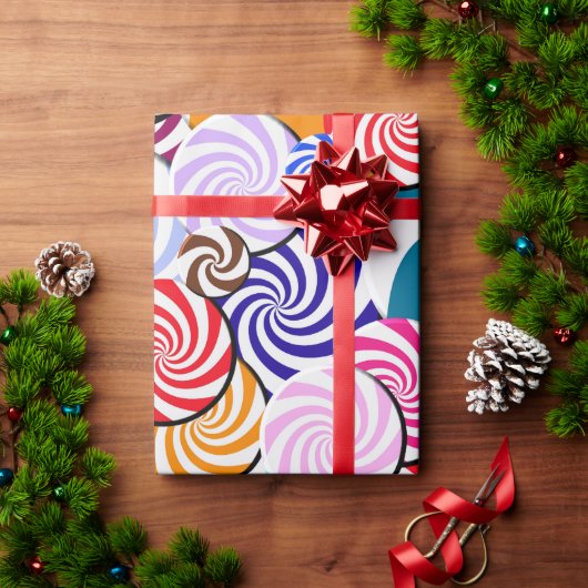 ラッピング紙 – キャンディコラージュ ラッピングペーパー (クリスマスギフト)