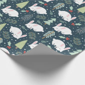 ラッピング紙 – クリスマスバニー ラッピングペーパー (角)