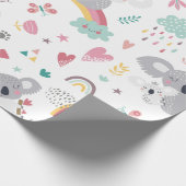 ラッピング紙：コアラベア ラッピングペーパー (角)