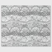 ラッピング紙 – ドリング円B/W ラッピングペーパー (フラット)