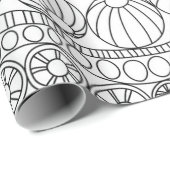 ラッピング紙 – ドリング円B/W ラッピングペーパー (ロールコーナー)