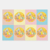 ラッピング紙-ハッピーバースデー – ウィニー・ザ・ポー ラッピングペーパーシート (正面3)