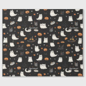 ラッピング紙（ハロウィーン） ラッピングペーパー (フラット)