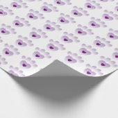 ラッピング紙 – パープルポープリント ラッピングペーパー (角)