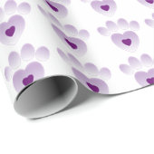 ラッピング紙 – パープルポープリント ラッピングペーパー (ロールコーナー)