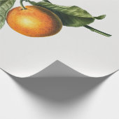 ラッピング紙：ビターオレンジの花 ラッピングペーパー (角)