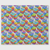 ラッピング紙-プライドケーキ1 ラッピングペーパー (フラット)