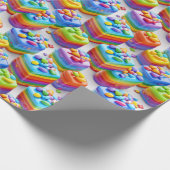 ラッピング紙-プライドケーキ1 ラッピングペーパー (角)