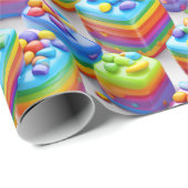 ラッピング紙-プライドケーキ1 ラッピングペーパー (ロールコーナー)