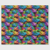 ラッピング紙-プライドリトルドラゴン1 ラッピングペーパー (フラット)