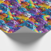 ラッピング紙-プライド子犬1 ラッピングペーパー (角)