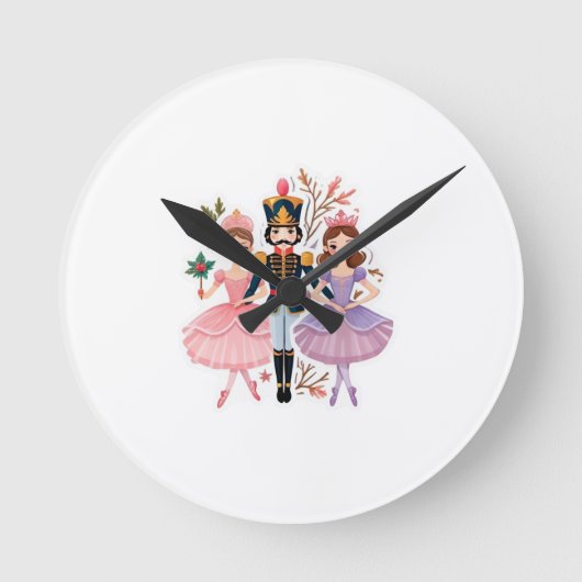 ラッピング紙 ラウンド壁時計 (正面)