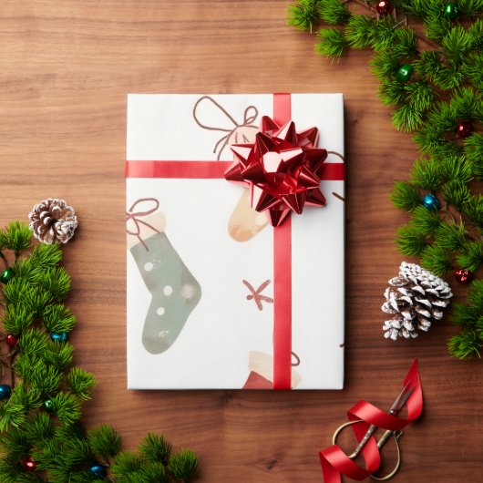 ラッピング紙 ラッピングペーパー (クリスマスギフト)