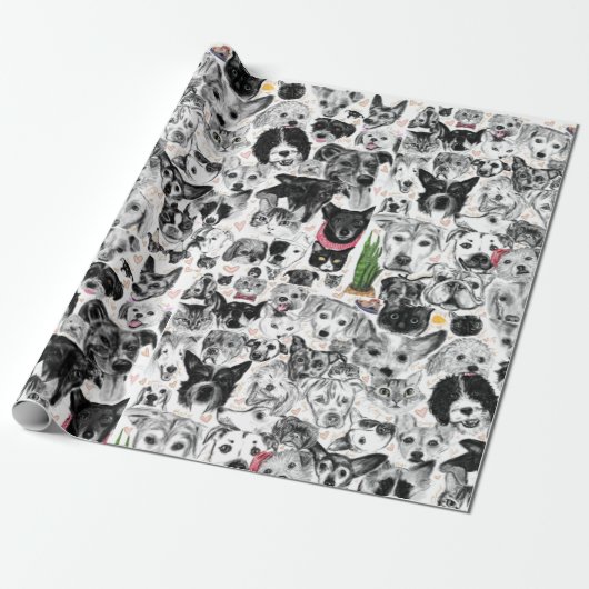 ラッピング紙 ラッピングペーパー (アンロールド)