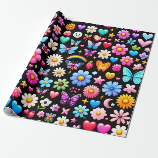 ラッピング紙 ラッピングペーパー (アンロールド)