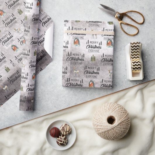 ラッピング紙 ラッピングペーパー (クラフト)