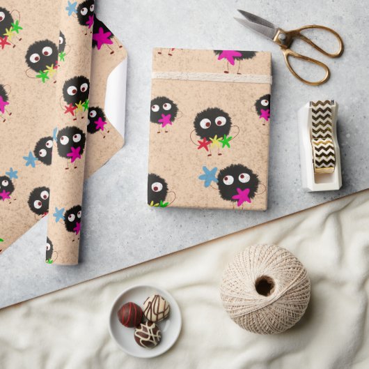 ラッピング紙 ラッピングペーパー (クラフト)