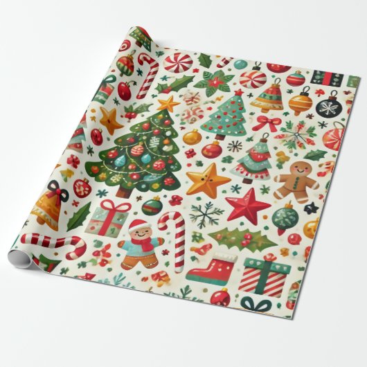 ラッピング紙 ラッピングペーパー (アンロールド)