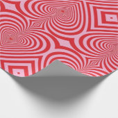 ラッピング紙 – 光イリュージョンハート ラッピングペーパー (角)