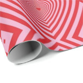 ラッピング紙 – 光イリュージョンハート ラッピングペーパー (ロールコーナー)