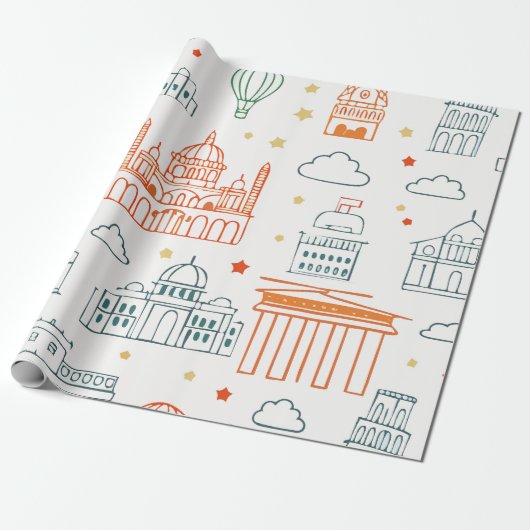 ラッピング紙 子供へ ラッピングペーパー (アンロールド)