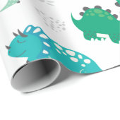 ラッピング紙：恐竜 ラッピングペーパー (ロールコーナー)