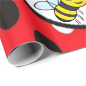ラッピング紙（昆虫）マルハナバチ ラッピングペーパー (ロールコーナー)