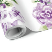 ラッピング紙 – 水彩フローラルパターン ラッピングペーパー (ロールコーナー)
