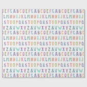 ラッピング紙 – 水彩文字 ラッピングペーパー (フラット)