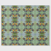 ラッピング紙 – 熱帯鳥02 ラッピングペーパー (フラット)