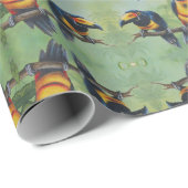 ラッピング紙 – 熱帯鳥02 ラッピングペーパー (ロールコーナー)