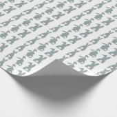 ラッピング紙 – 白ふわふわした尾 ラッピングペーパー (角)