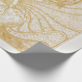 ラッピング紙：白人付き女性： JAN TOOROP ラッピングペーパー (角)