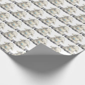 ラッピング紙-誕生上のおめでとう ラッピングペーパー (角)