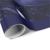 ラッピング紙、陽気なクリスマス、青 ラッピングペーパー (ロールコーナー)