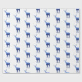 ラッピング紙 – 青鹿/エルク ラッピングペーパー (フラット)