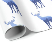 ラッピング紙 – 青鹿/エルク ラッピングペーパー (ロールコーナー)