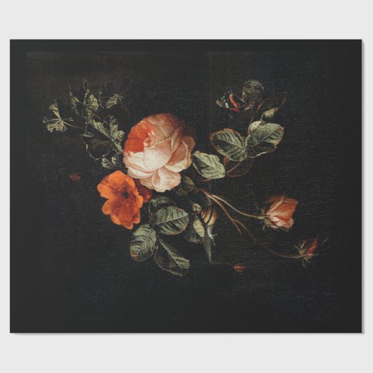 ラッピング紙：静物詩： ELIAS VAN DEN BROEK ラッピングペーパー (フラット)