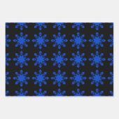 ラッピング紙- 3階調の青 ラッピングペーパーシート (正面3)