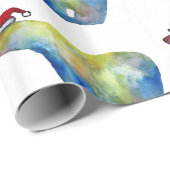 ラッピング紙, 30 in x 6 ft Bear Santa ラッピングペーパー (ロールコーナー)