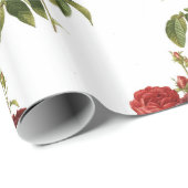 ラッピング紙、30" x 6'ハッピーシードバラ ラッピングペーパー (ロールコーナー)