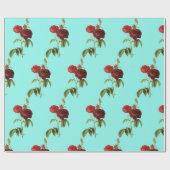 ラッピング紙、30" x 6'ハッピーシードバラ ラッピングペーパー (フラット)