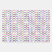 ラッピング紙- 5色ブギーのバリエーション ラッピングペーパーシート (正面2)