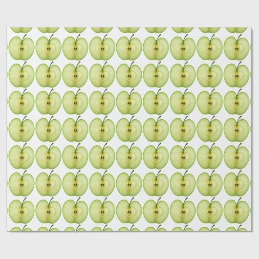 ラッピング紙- Apple Slice ラッピングペーパー (フラット)
